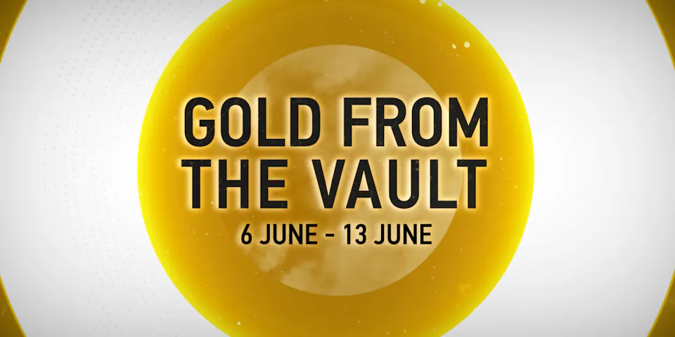 event banner for Gold From The Vault
