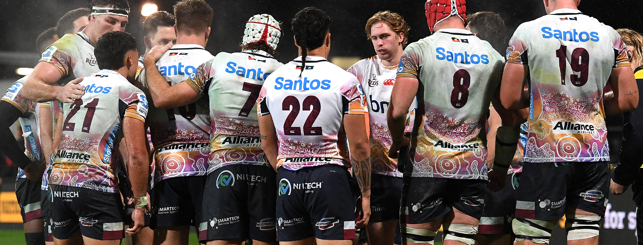 event banner for Crusaders - Queensland Reds