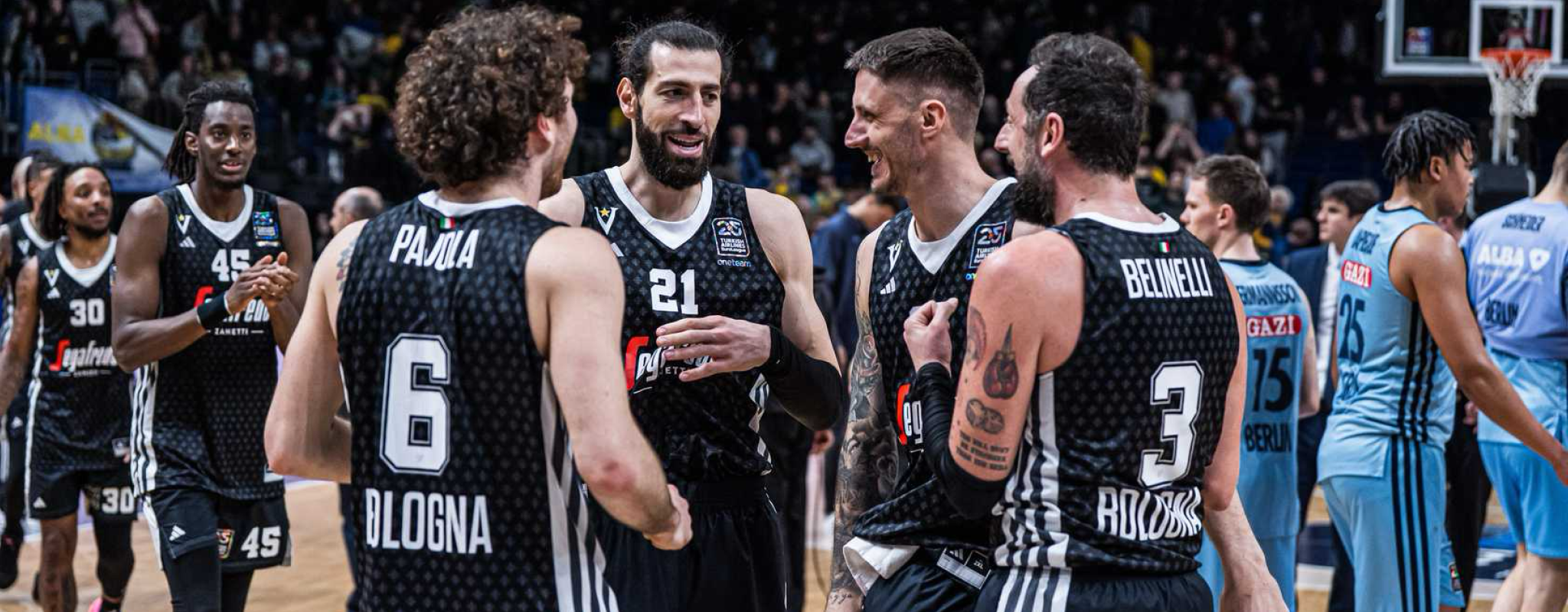 event banner for Alba Berlin - Virtus Bologna