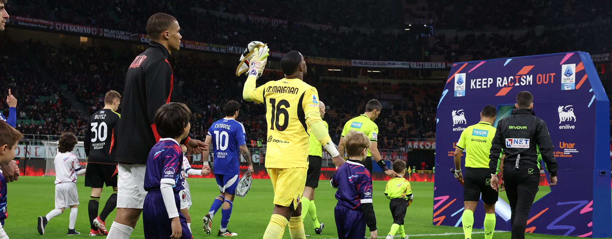 event banner for AC Milan vs SSC Bari | Mascot Experience (17/08)