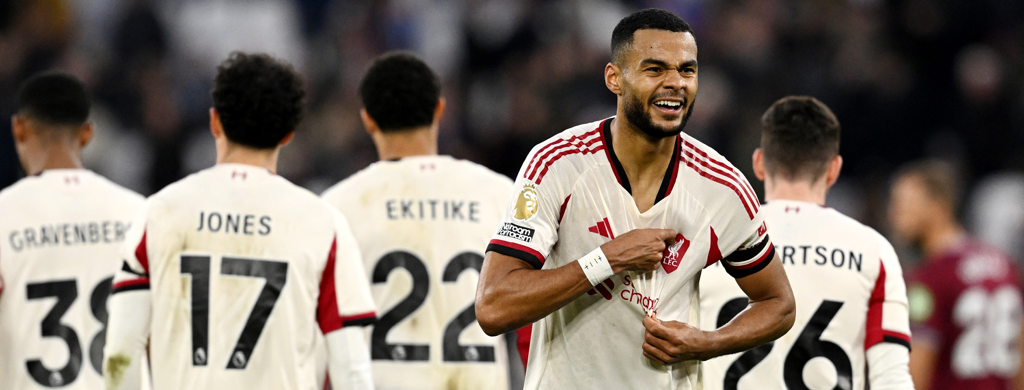 event banner for West Ham United - Liverpool