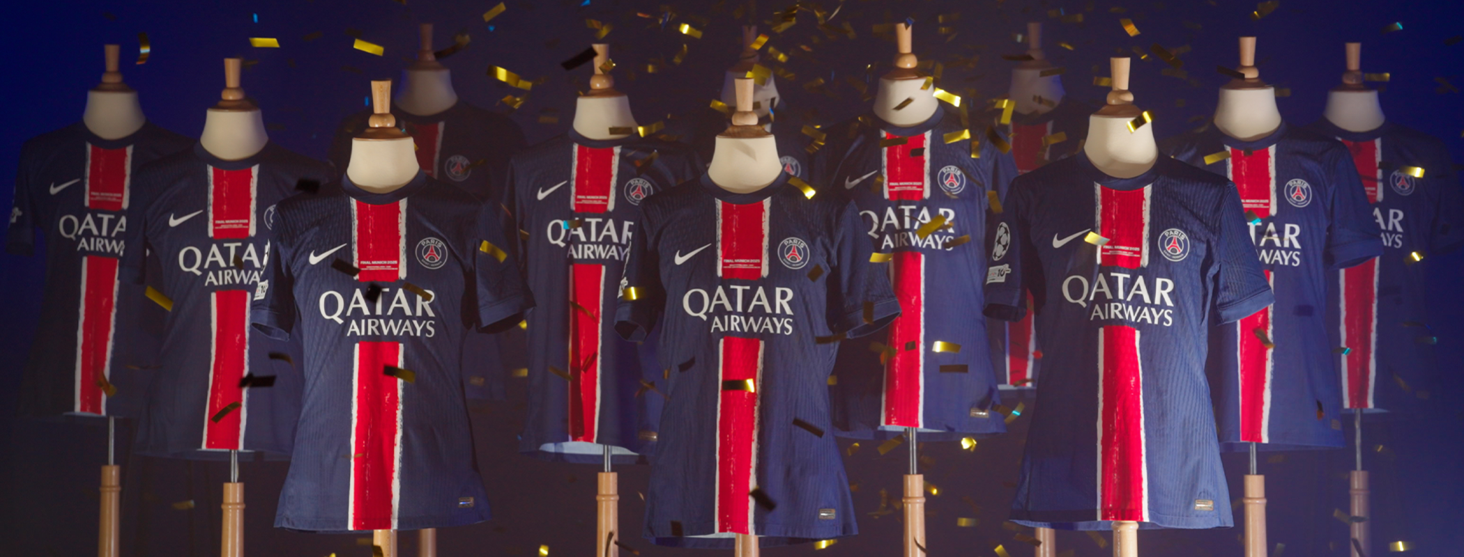 event banner for Paris Saint-Germain | Champions League Winners 