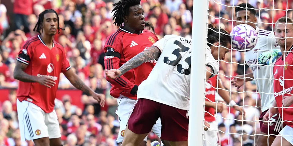 event banner for Manchester United - Arsenal