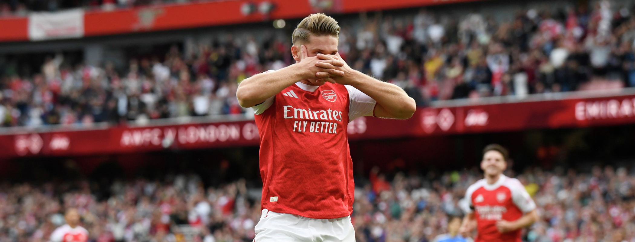 event banner for Arsenal - Leeds United