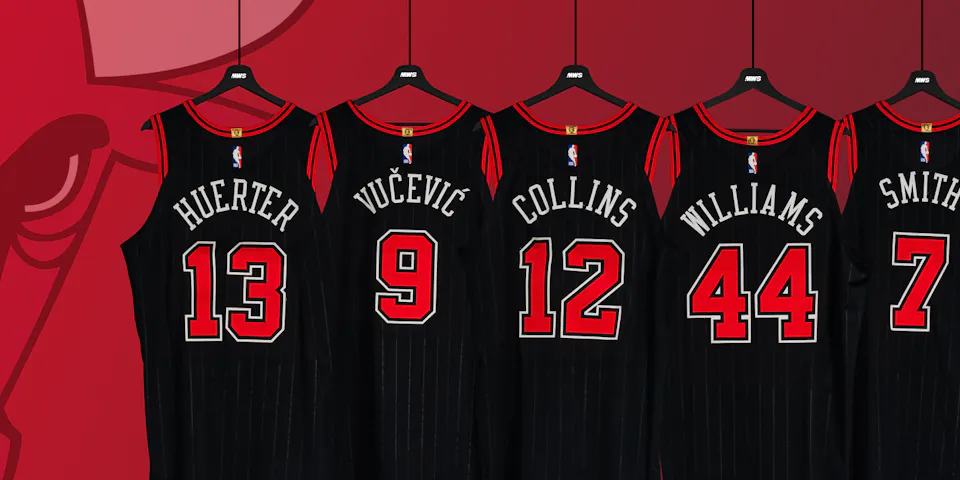 event banner for Chicago Bulls Statement Jersey 24/25