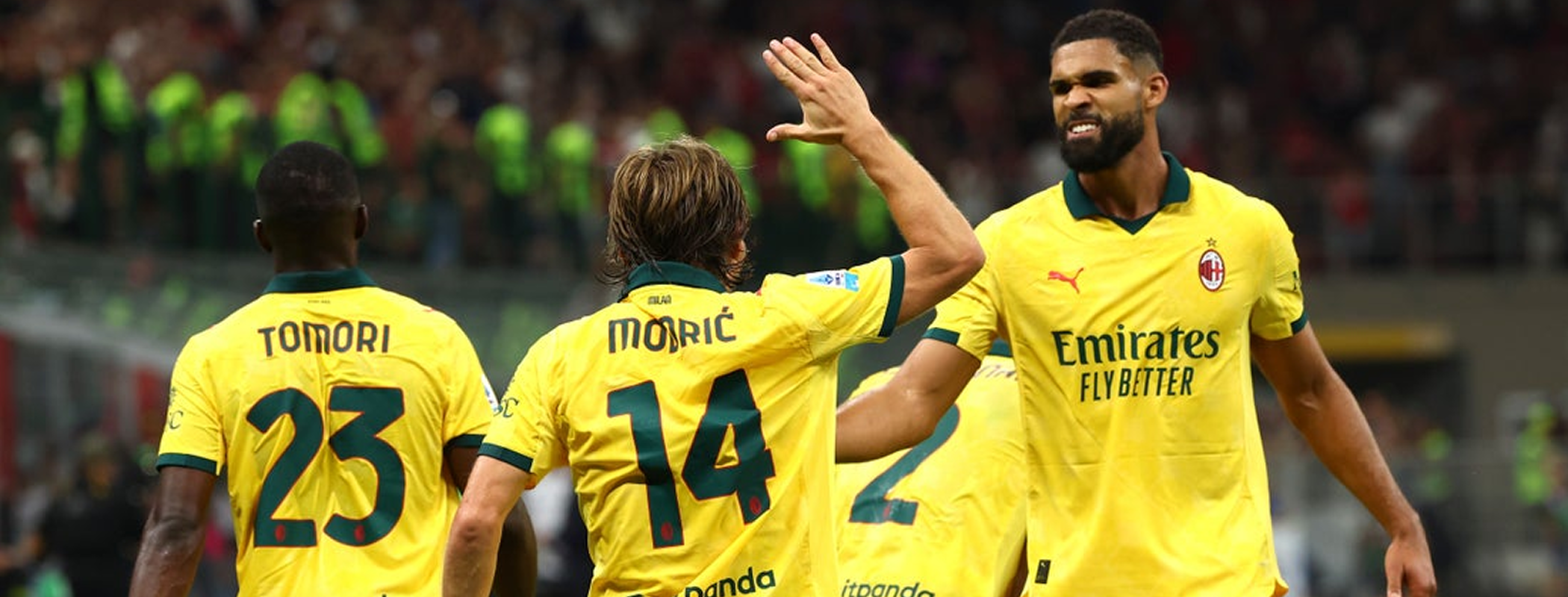 event banner for AC Milan - Bologna FC 1909