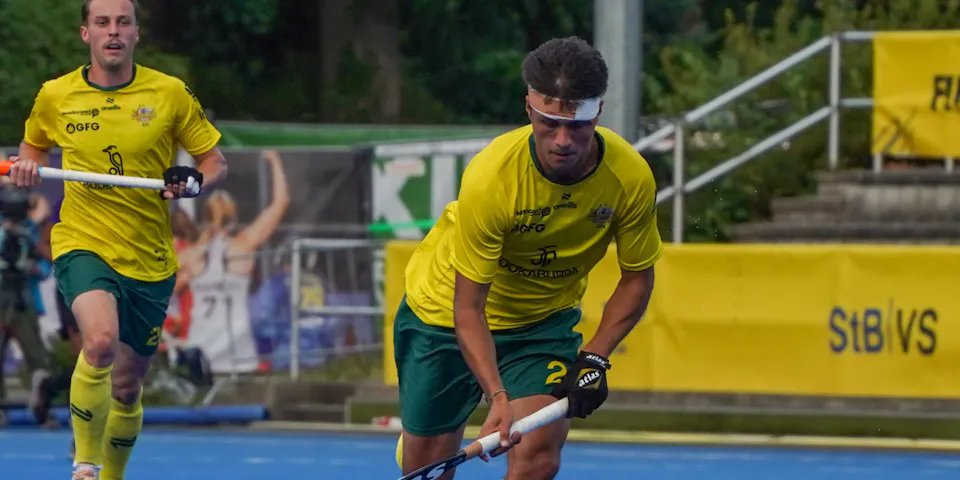 event banner for Kookaburras - Black Sticks