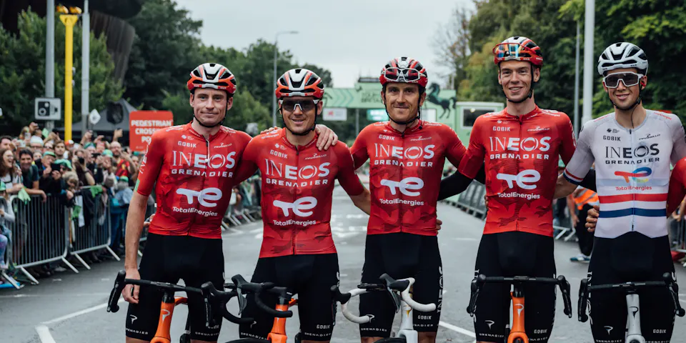event banner for INEOS Grenadiers | Tour of Britain