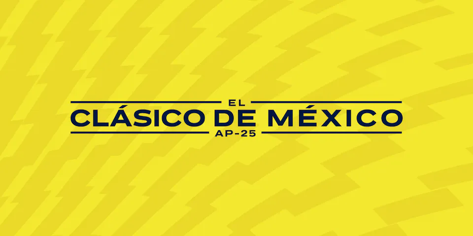 event banner for Club América Women - Guadalajara Women