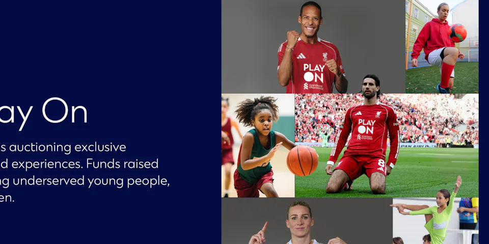 event banner for Child Mascot Experiences with Liverpool F.C.