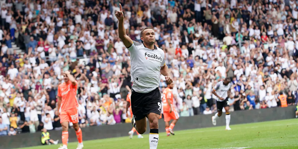 event banner for Derby County - Preston North End