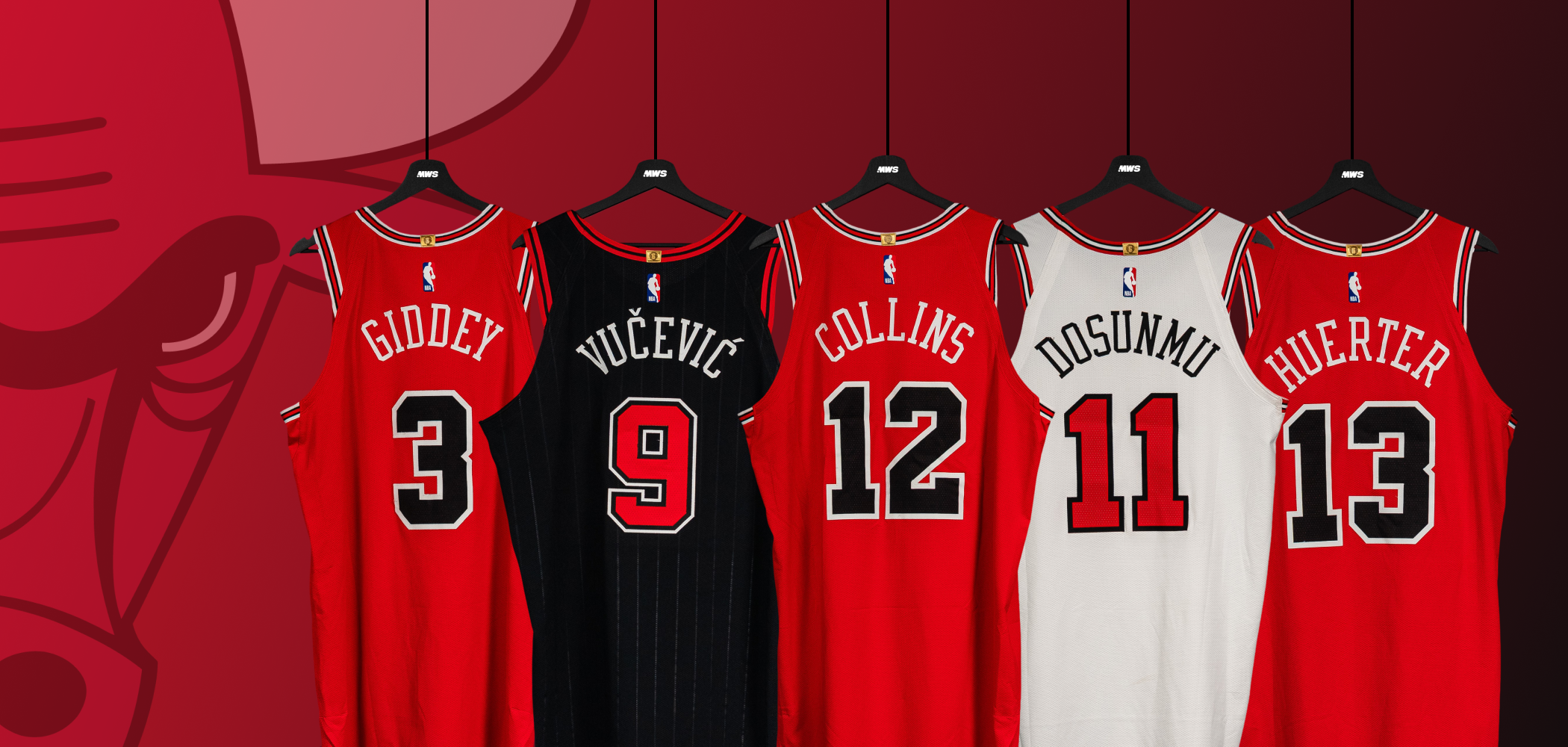 NBA Cup Shooting Shirts - Chicago Bulls vs. Charlotte Hornets header image