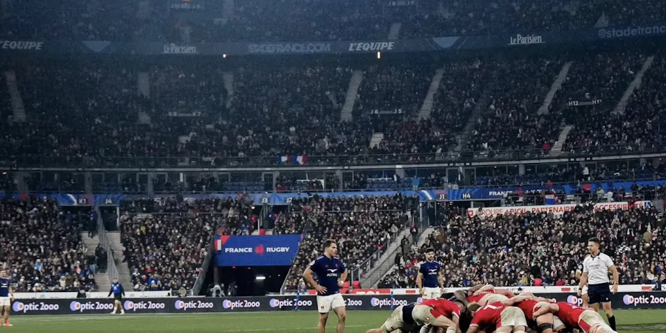 event banner for France - South African Rugby