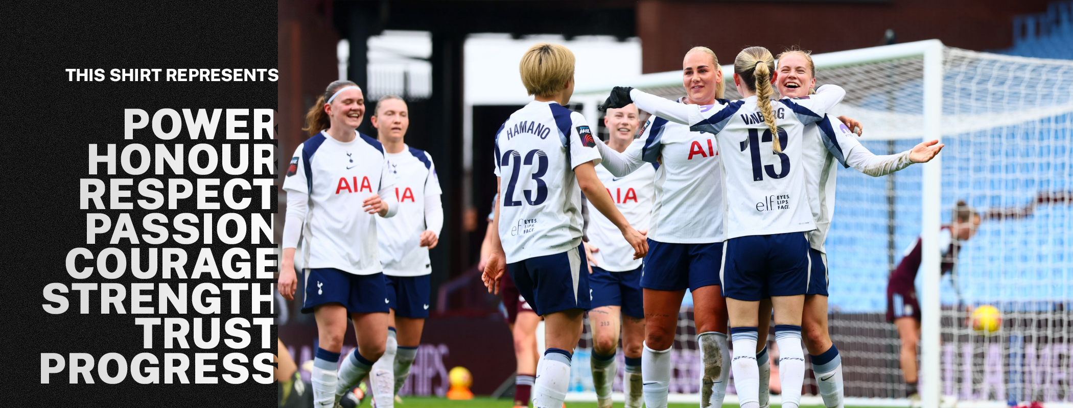 event banner for Tottenham Hotspur Women - Arsenal WFC