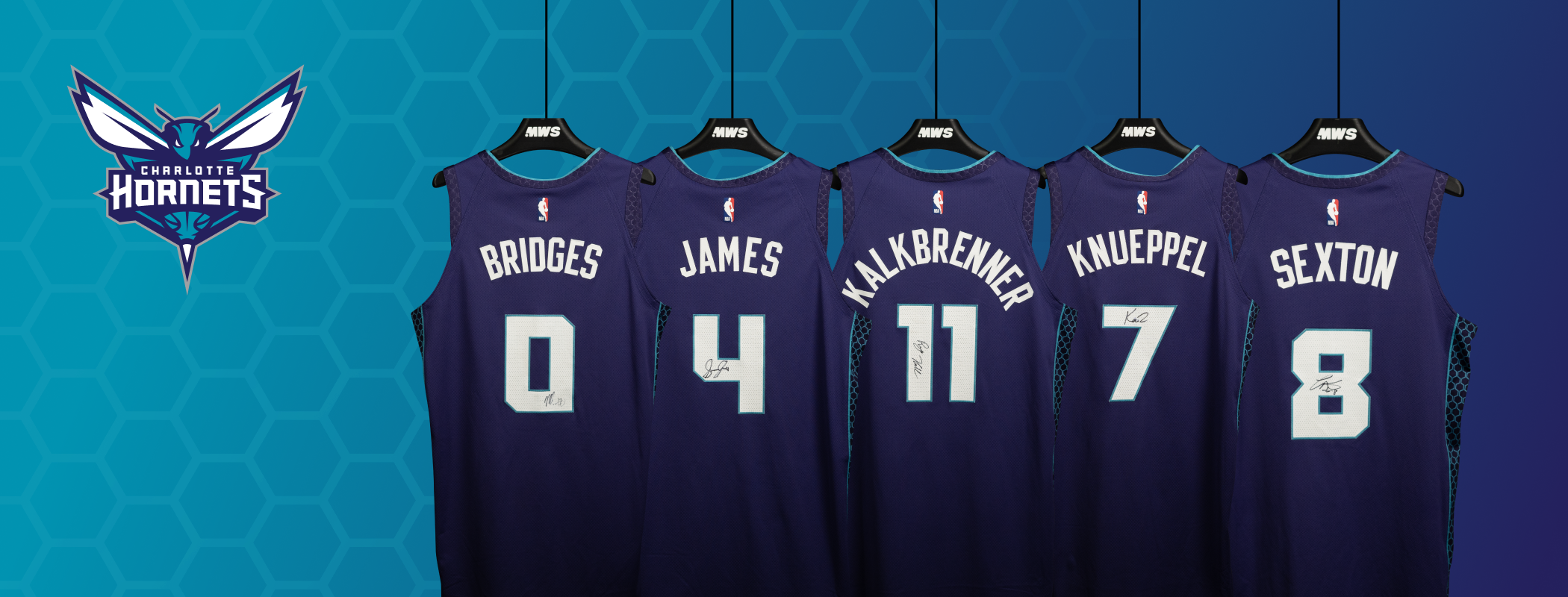 event banner for Charlotte Hornets - Milwaukee Bucks
