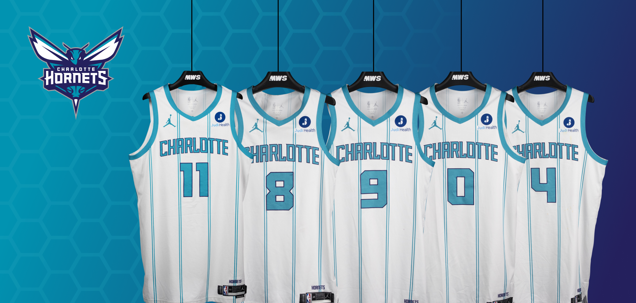 event banner for Charlotte Hornets - New Orleans Pelicans