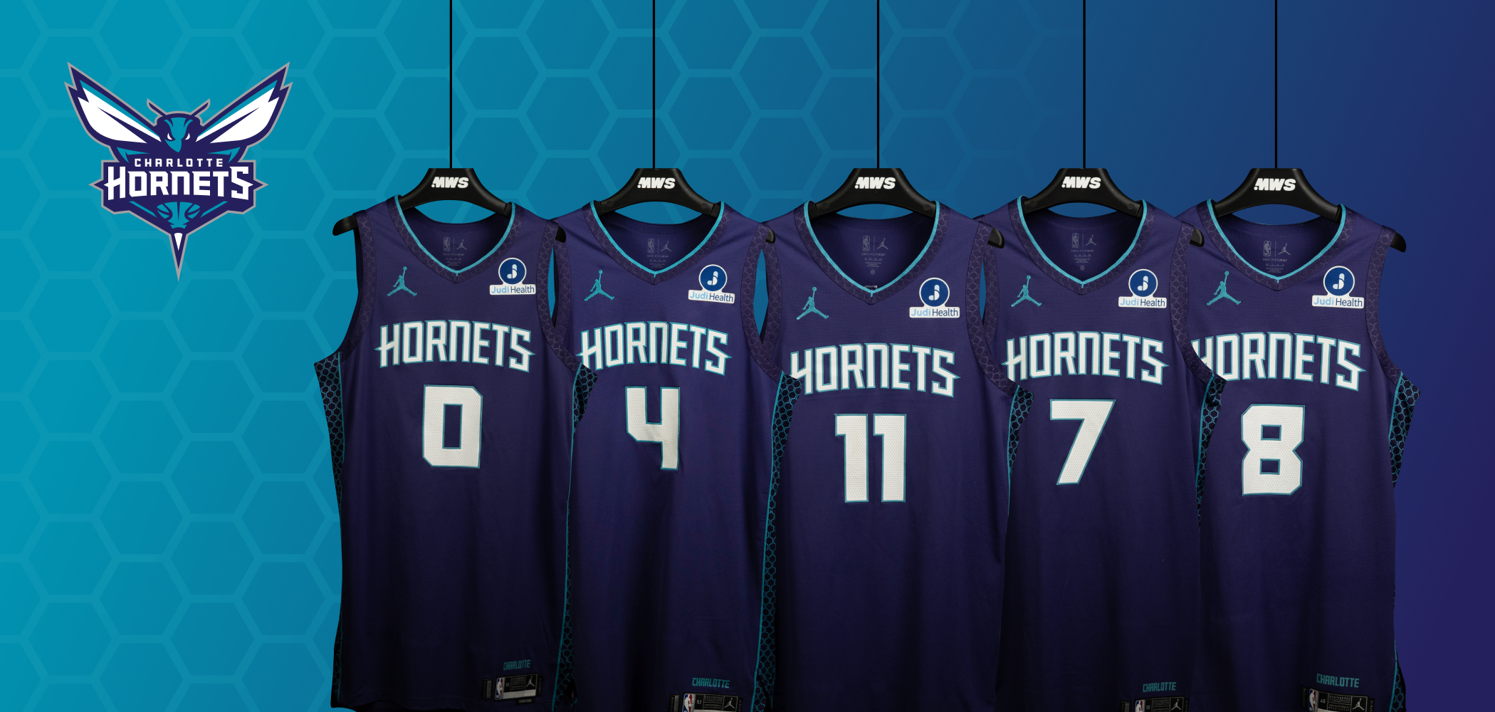 event banner for Chicago Bulls - Charlotte Hornets