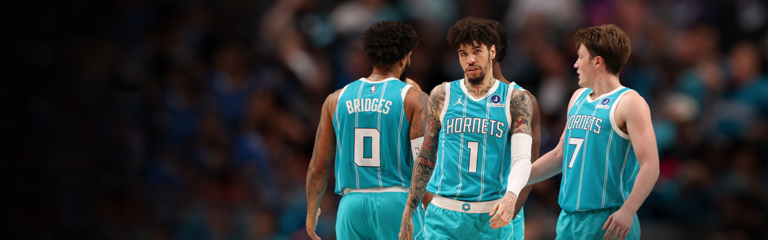 event banner for San Antonio Spurs - Charlotte Hornets