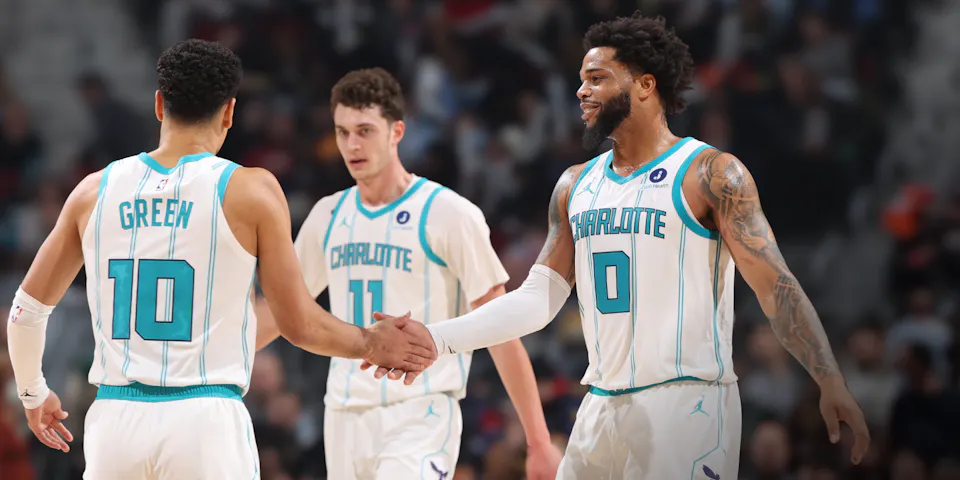 event banner for Minnesota Timberwolves - Charlotte Hornets