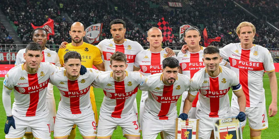 event banner for AC Milan - Genoa CFC