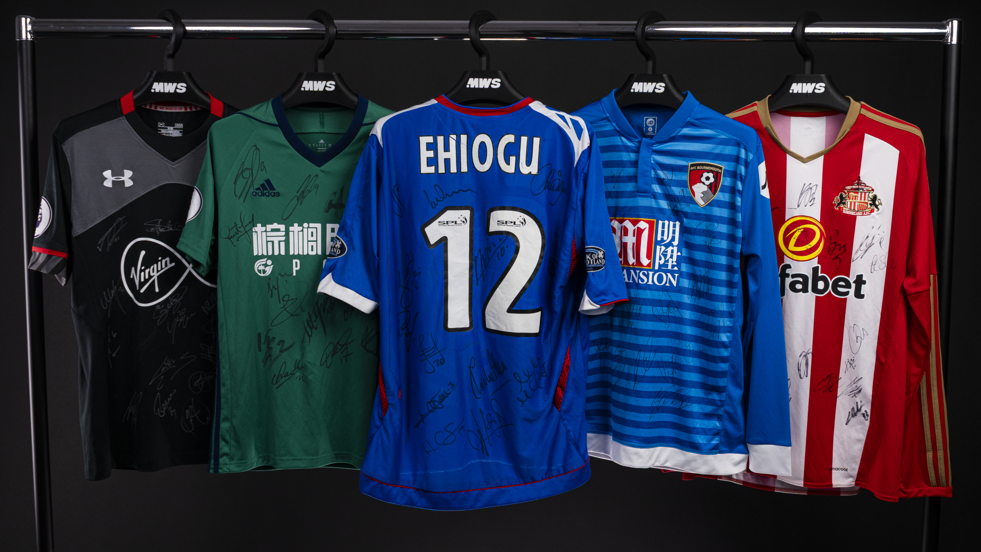 event banner for Ugo Ehiogu Collection - Squad Signed Shirt