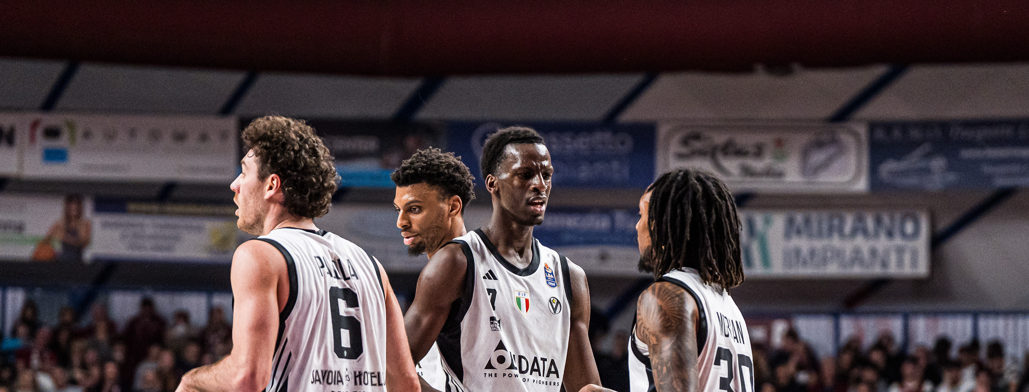 event banner for Virtus Olidata Bologna - Derthona Basket