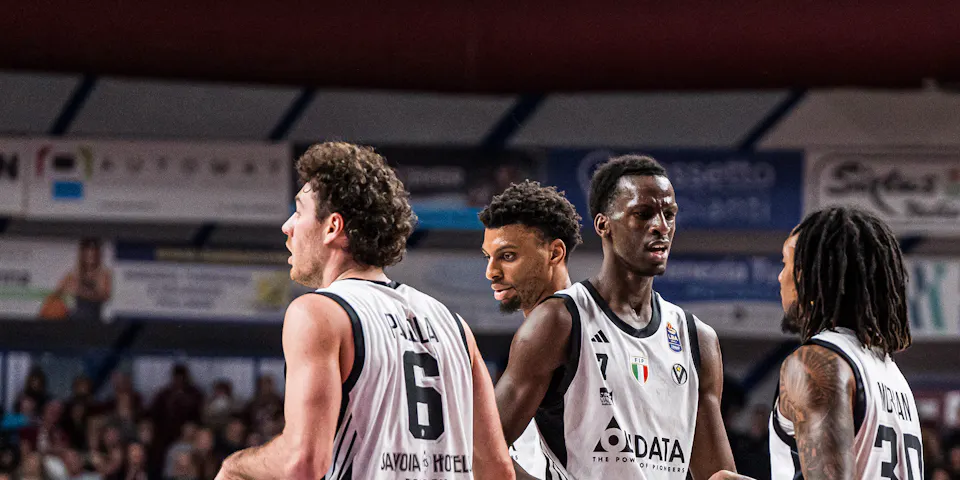 event banner for Virtus Olidata Bologna - Derthona Basket