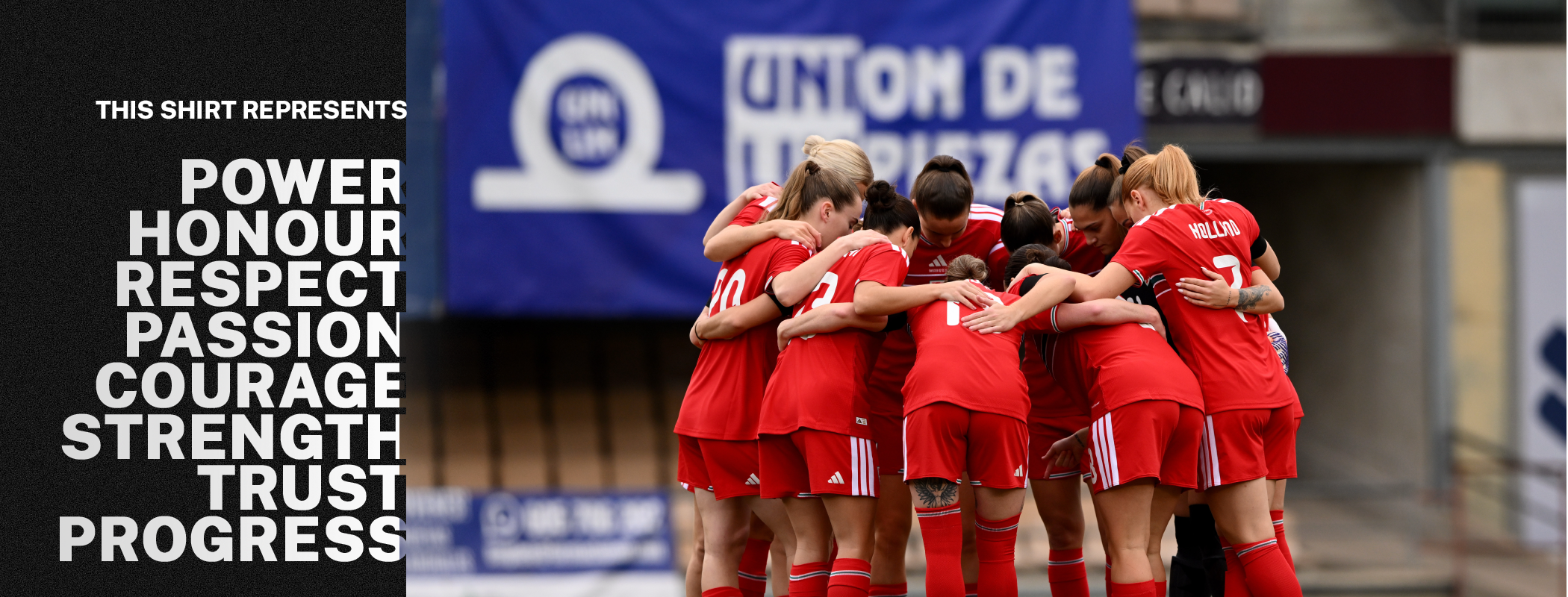 event banner for Wales W - Montenegro W