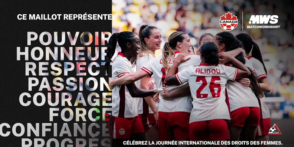event banner for Canada Women's Soccer - Argentina W