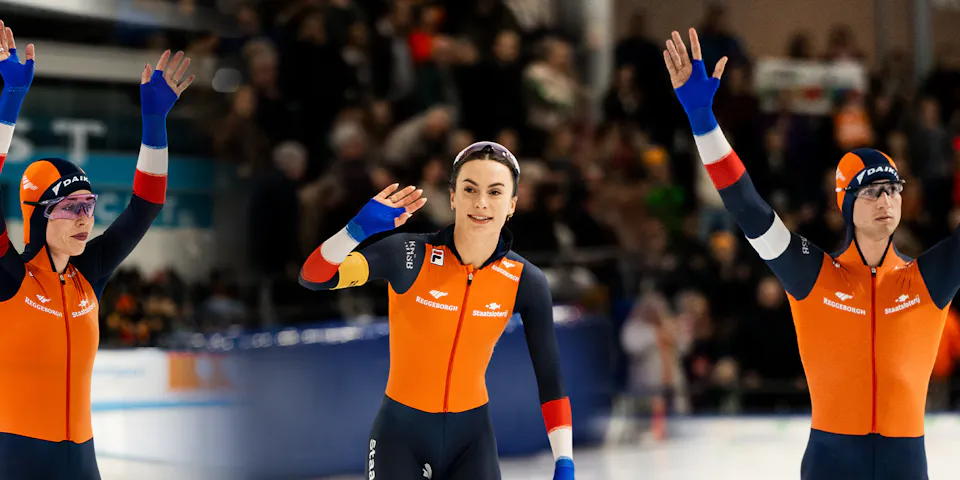 event banner for ISU Speed Skating World Championships