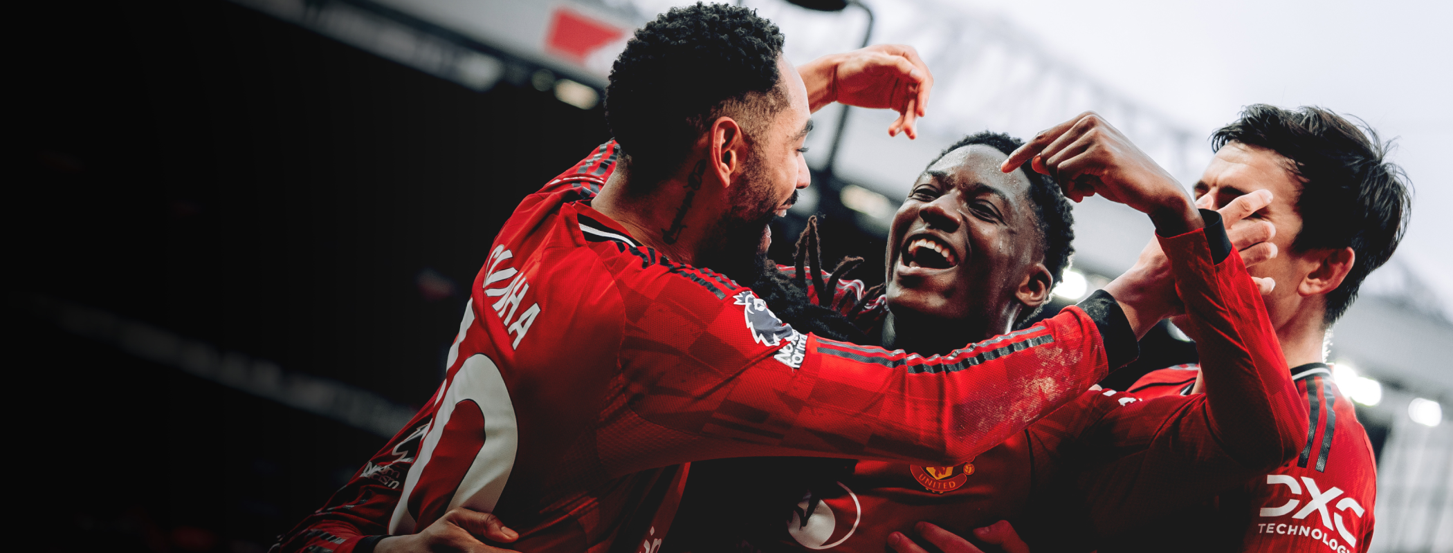 event banner for Manchester United - Manchester City