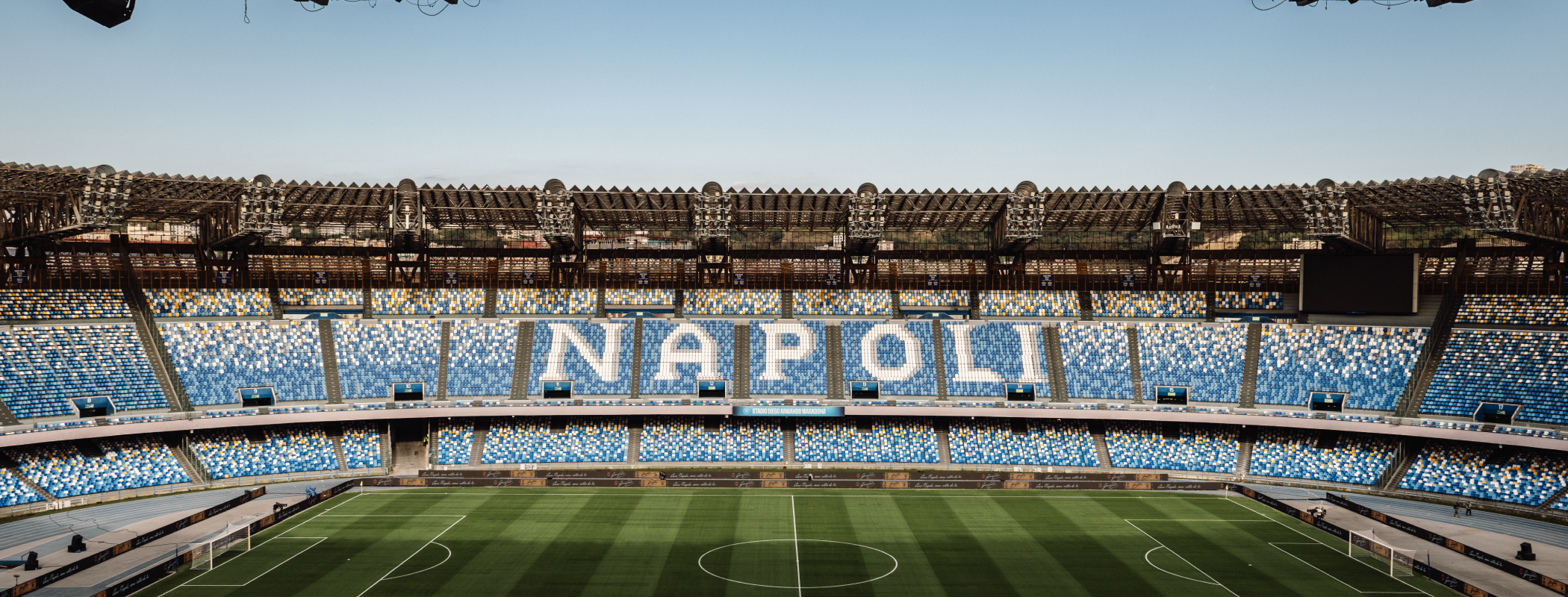 event banner for SSC Napoli vs SS Lazio | Walkabout & Warm-Up Experiences (18/04)