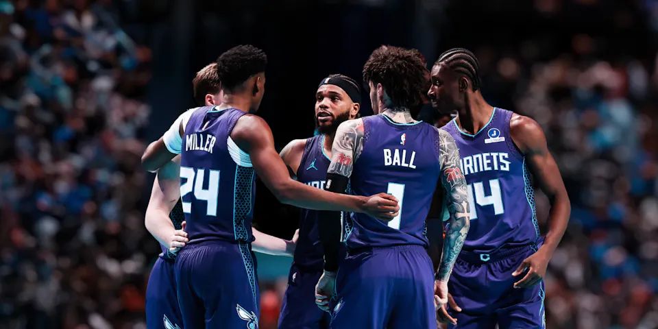 event banner for Charlotte Hornets - Indiana Pacers