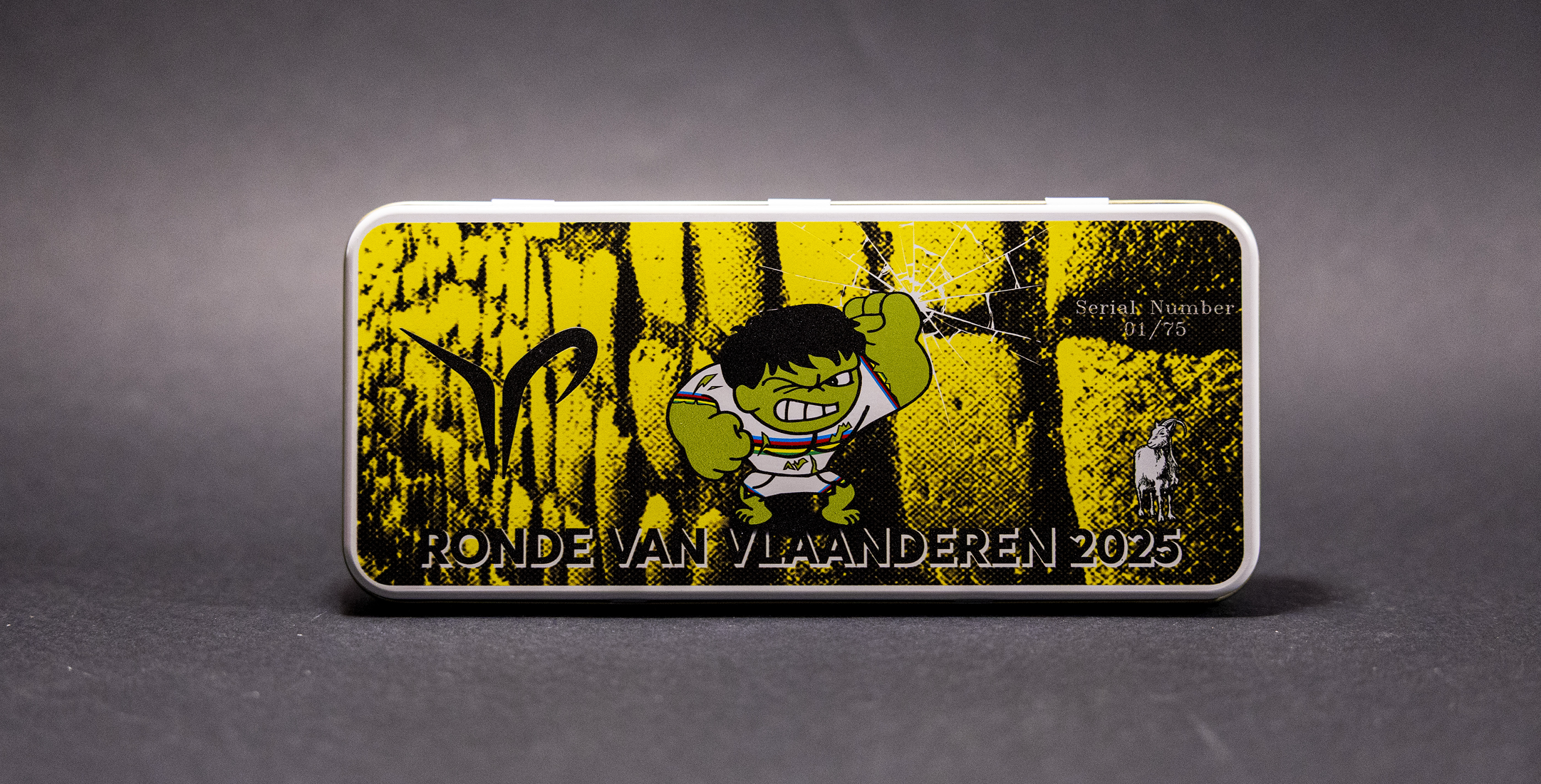 event banner for Tadej Pogačar Foundation | 2025 Tour of Flanders Keychain