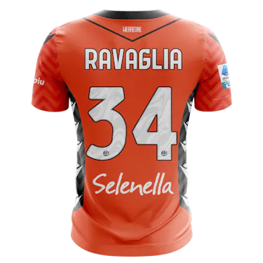 来自Bologna Fc 1909的Federico Ravaglia球衣