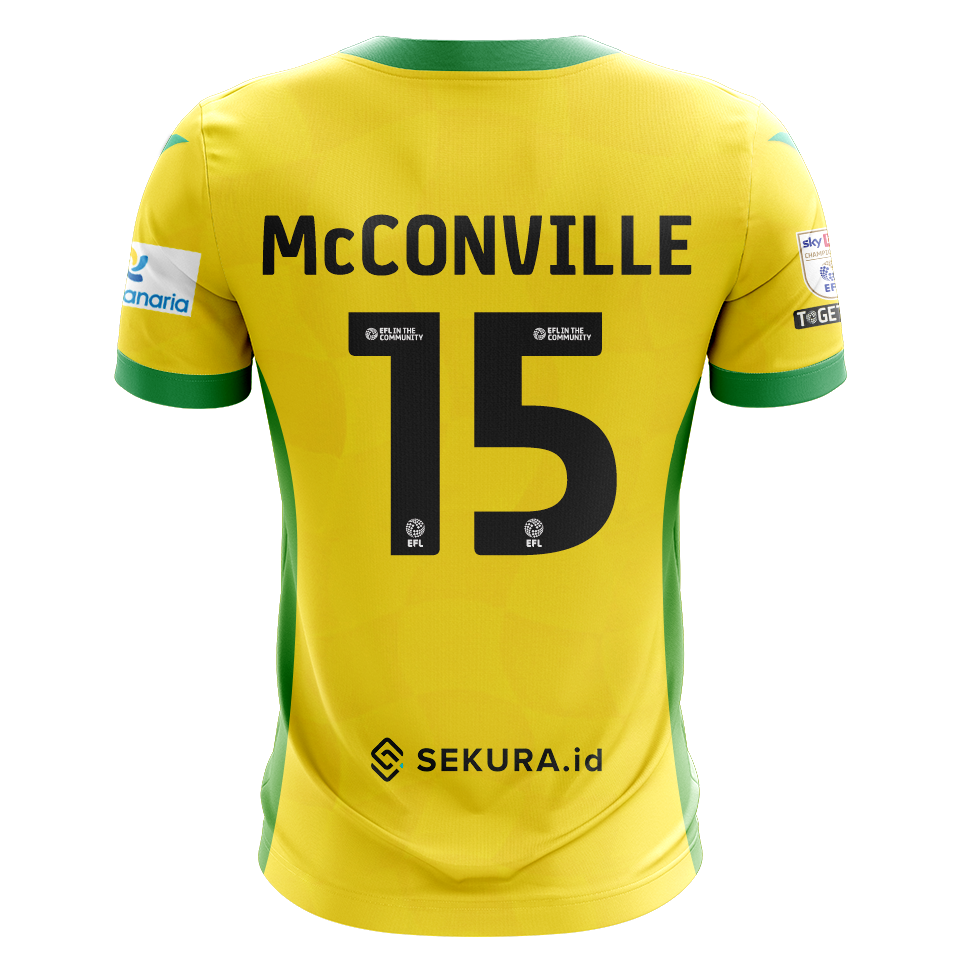 Ruairi McConville Norwich City jersey