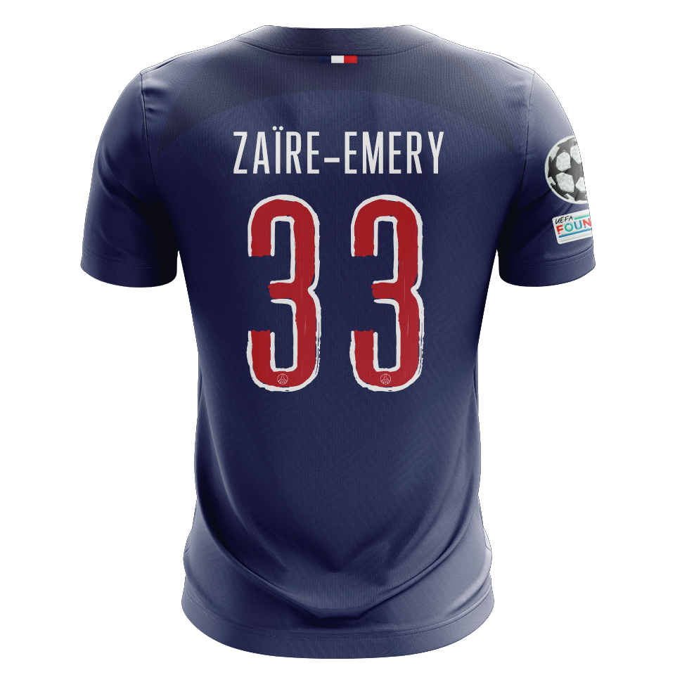 Warren Zaire Emery Paris Saint-Germain shirt