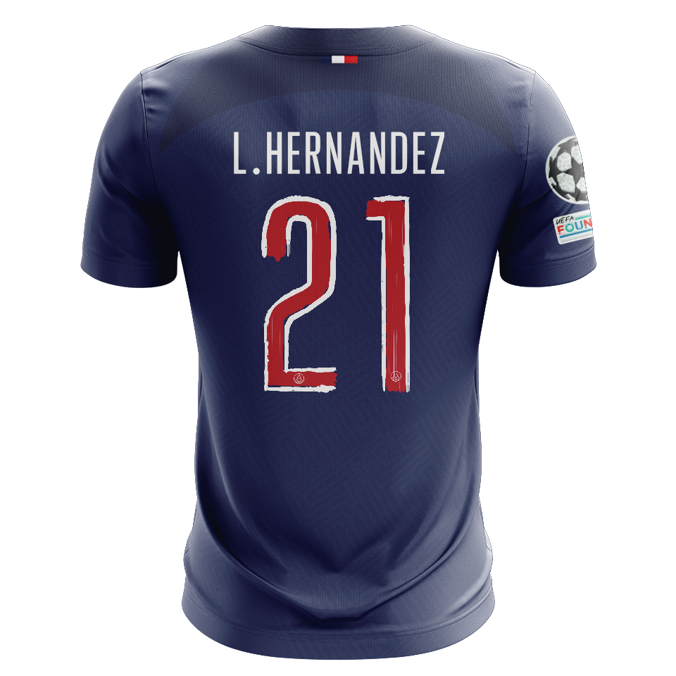 Lucas Hernández  Paris Saint-Germain shirt