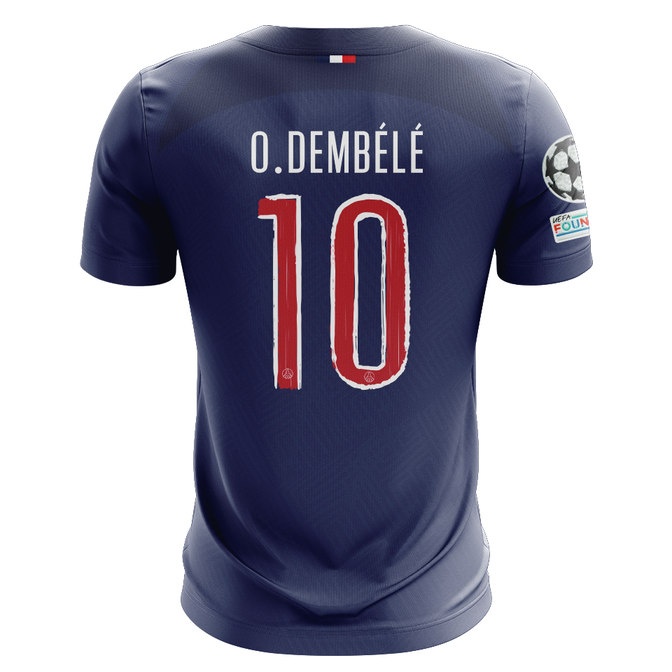 Ousmane Dembélé Paris Saint-Germain shirt