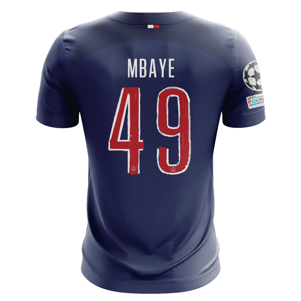 Ibrahim Mbaye Paris Saint-Germain shirt