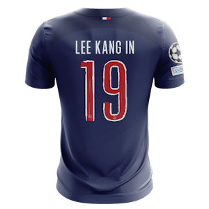 Lee Kang In  Paris Saint-Germain shirt