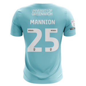 Charlton Athletic 팀의 William Mannion 셔츠