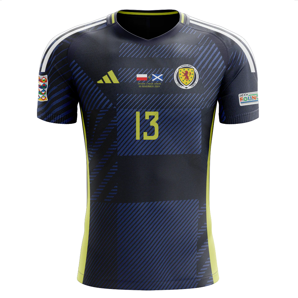 Jack Hendry | Poland - Scotland | MatchWornShirt