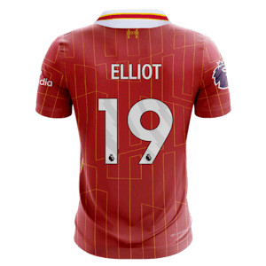 Harvey Elliot Liverpool shirt