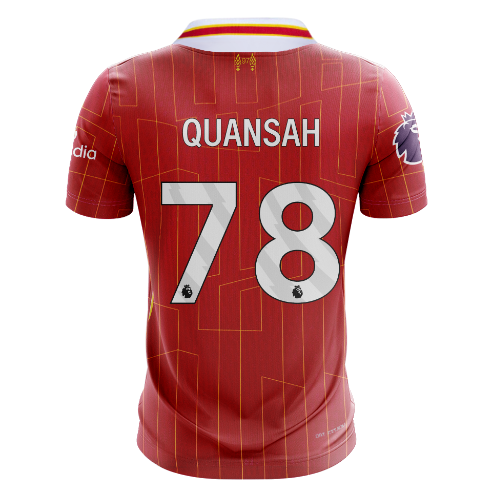 Jarell Quansah Liverpool shirt