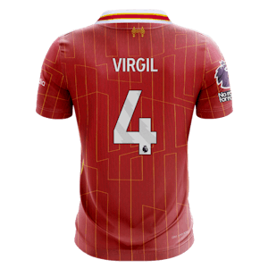 Virgil van Dijk Liverpool shirt