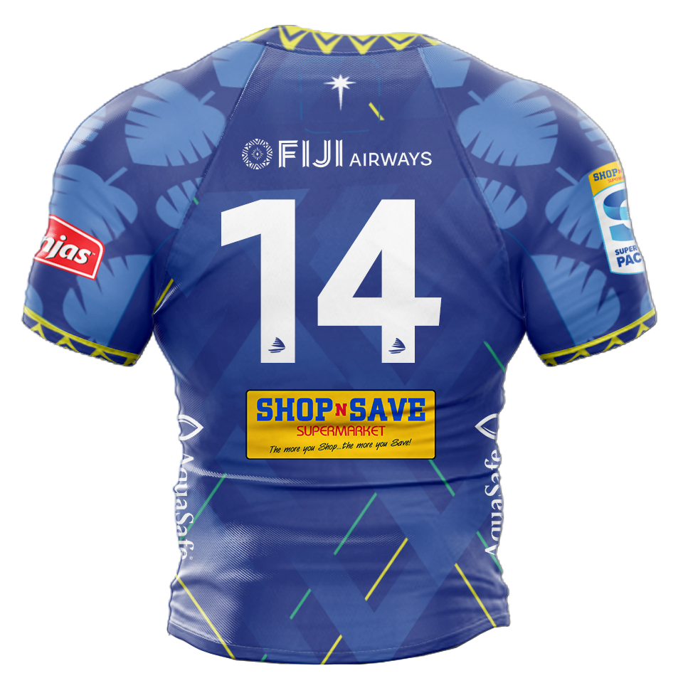 Selestino Ravutaumada Fijian Drua shirt