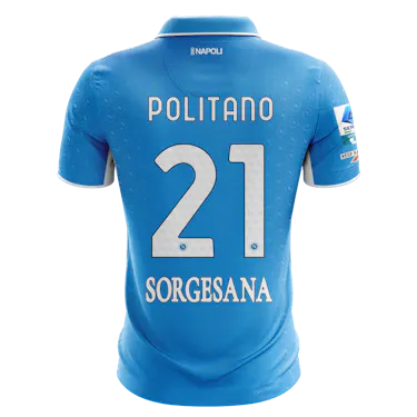 来自SSC Napoli的Matteo Politano球衣