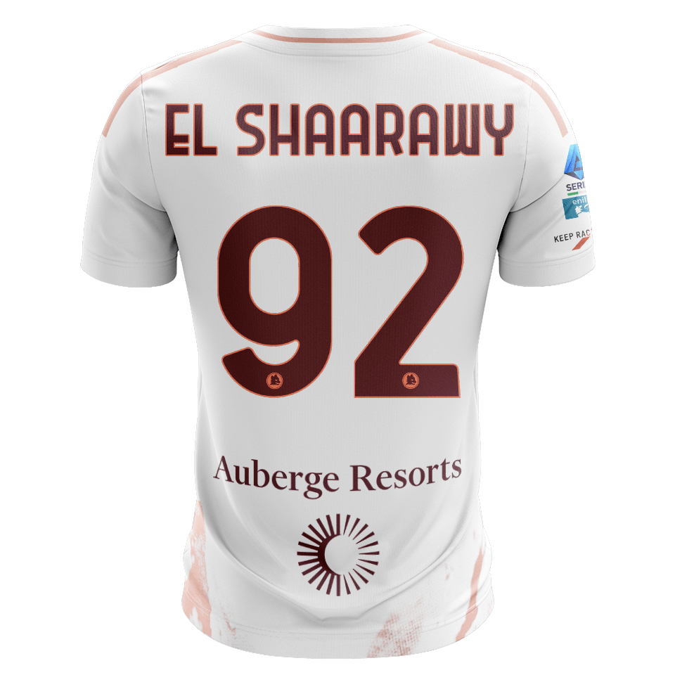 EL SHAARAWY 実使用サイン入りシャツ 92 ASローマ EL SHAARAWY 実使用サイン入りシャツ 92 ASローマ
