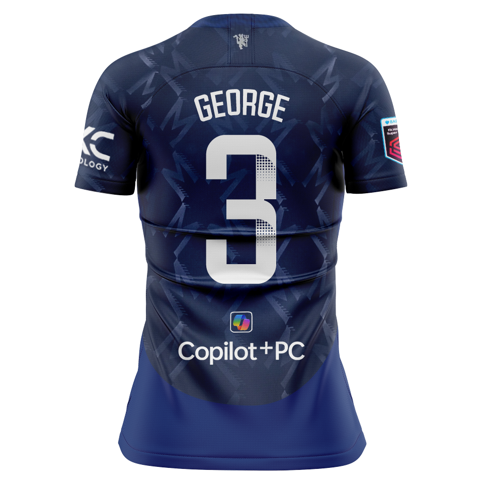Gabrielle George Manchester United WFC shirt